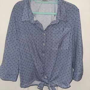 DJ & JUJU BUTTON DOWN size XL